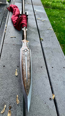 Draupnir Spear Replica – Hand-Forged Forged High-Carbon Steel God of War Collectible