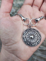Steel Valkyaire Choker Viking Maiden Necklace
