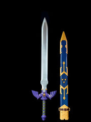 The Legend of Zelda Master-Schwert Replika mit Scheide | Cosplay-Schwert aus echtem Metall