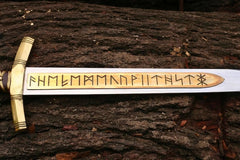 Merlin Excalibur Dekoschwert – Handgefertigtes Mittelalterliches Tempelritter Sammlerstück