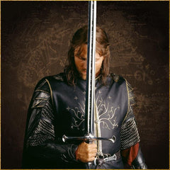 Ancient King’s Sword – Handmade Elendil Fantasy Steel Replica | Ring of Power Collectible & Display Gift for Him
