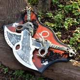 Chaos Blades – Dual Fantasy Battle Axes with Chain Handles