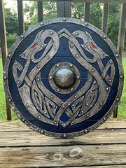 Valhalla Sea Dragon Jormungandar Warrior shield