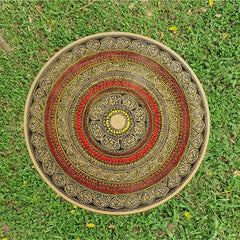 VW-150 Handmade Round Table, Naksh Table, Coffee Table, Gift for her, Christmas Gift - Valknut Warriors
