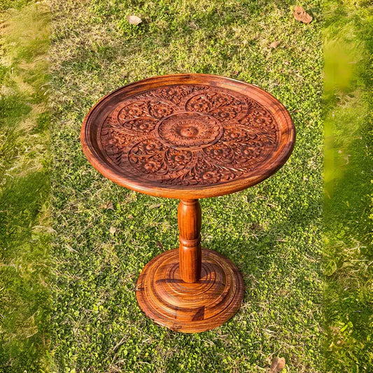 VW-89 Hand made Viking Table, Coffee Table, Home accessories, Gift for her , Christmas Gift - Valknut Warriors