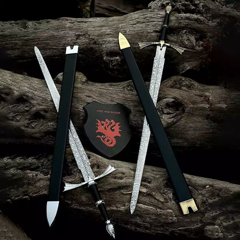 Damascus Steel  House of the Dragons replica sword | Game of Thrones | Dark Sister Sword Replica