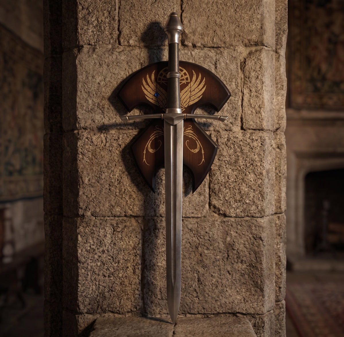 VW-14 Handmade Viking Sword Replica – "Star Chain Breaker" Display Piece