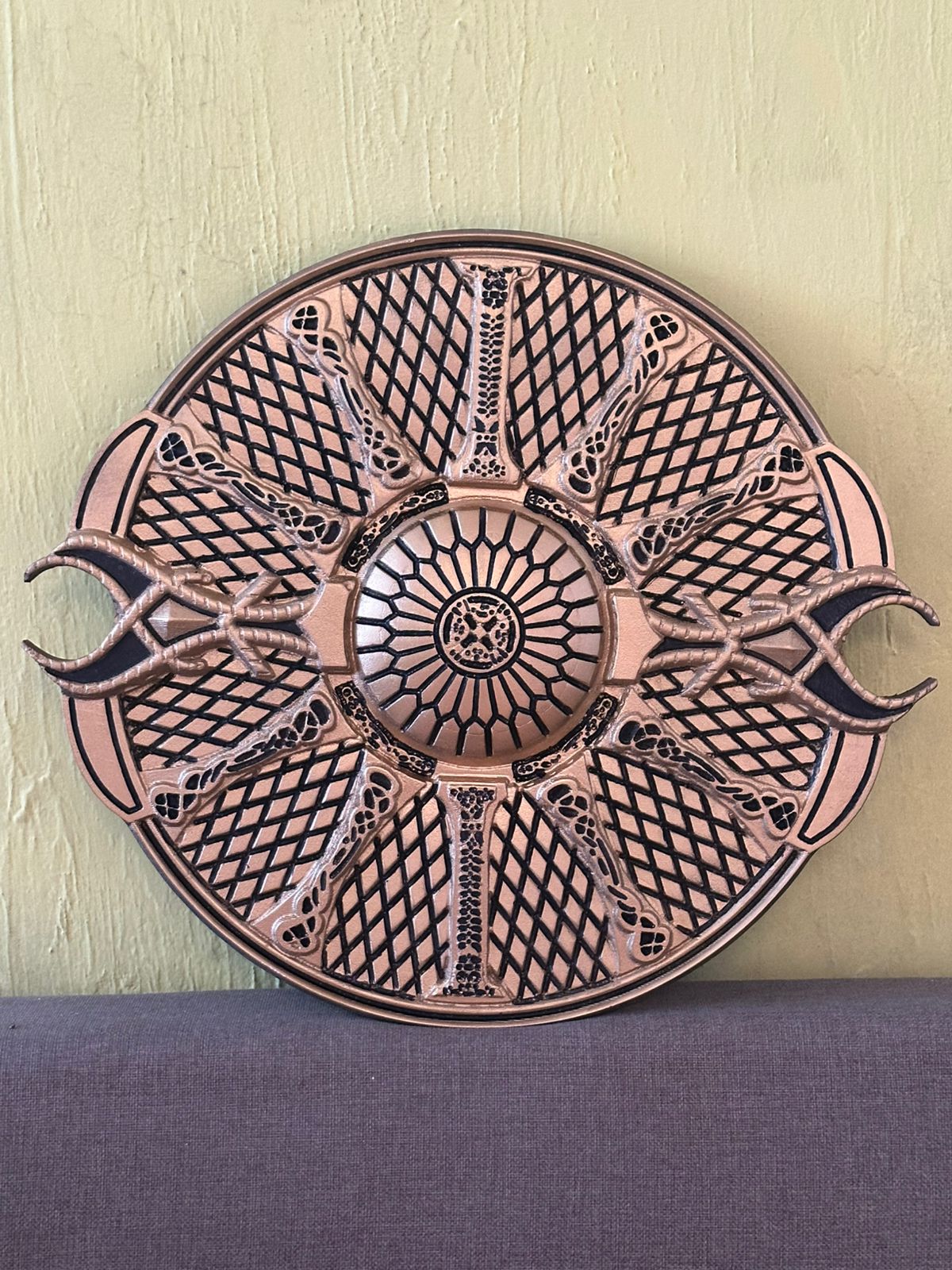 Valknut Warriors Handmade Viking Shield – Authentic Norse Art