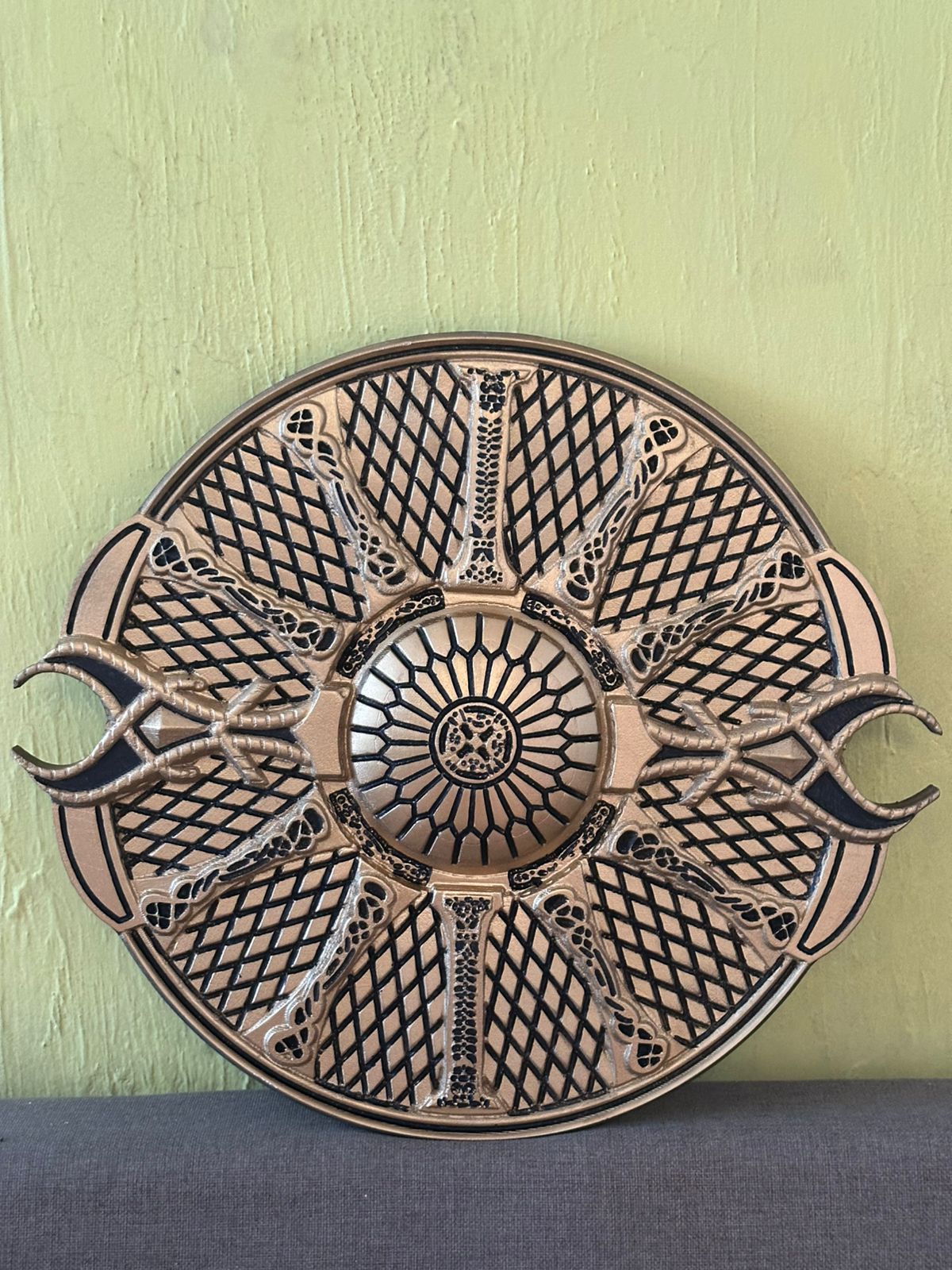 Valknut Warriors Handmade Viking Shield – Authentic Norse Art