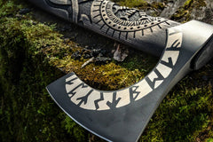 VW-16 Viking Warrior Ax - "Axe of Kattegat", Gentlemen Gift, Groomsmen Gift, Christmas Gift - Valknut Warriors
