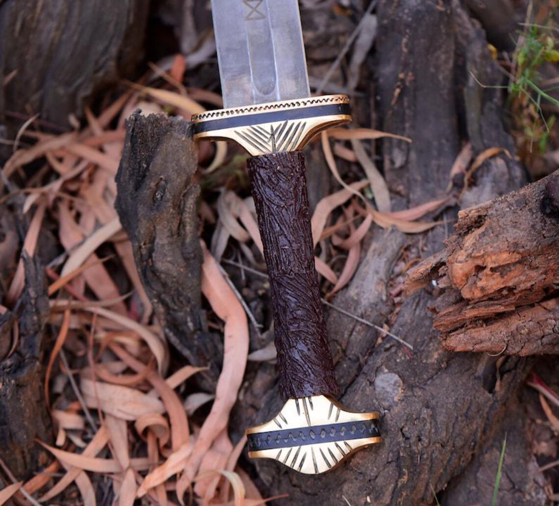 VW-23 Authentic Replica Viking Sword- Hand Forged Custom Viking Sword - Valknut Warriors