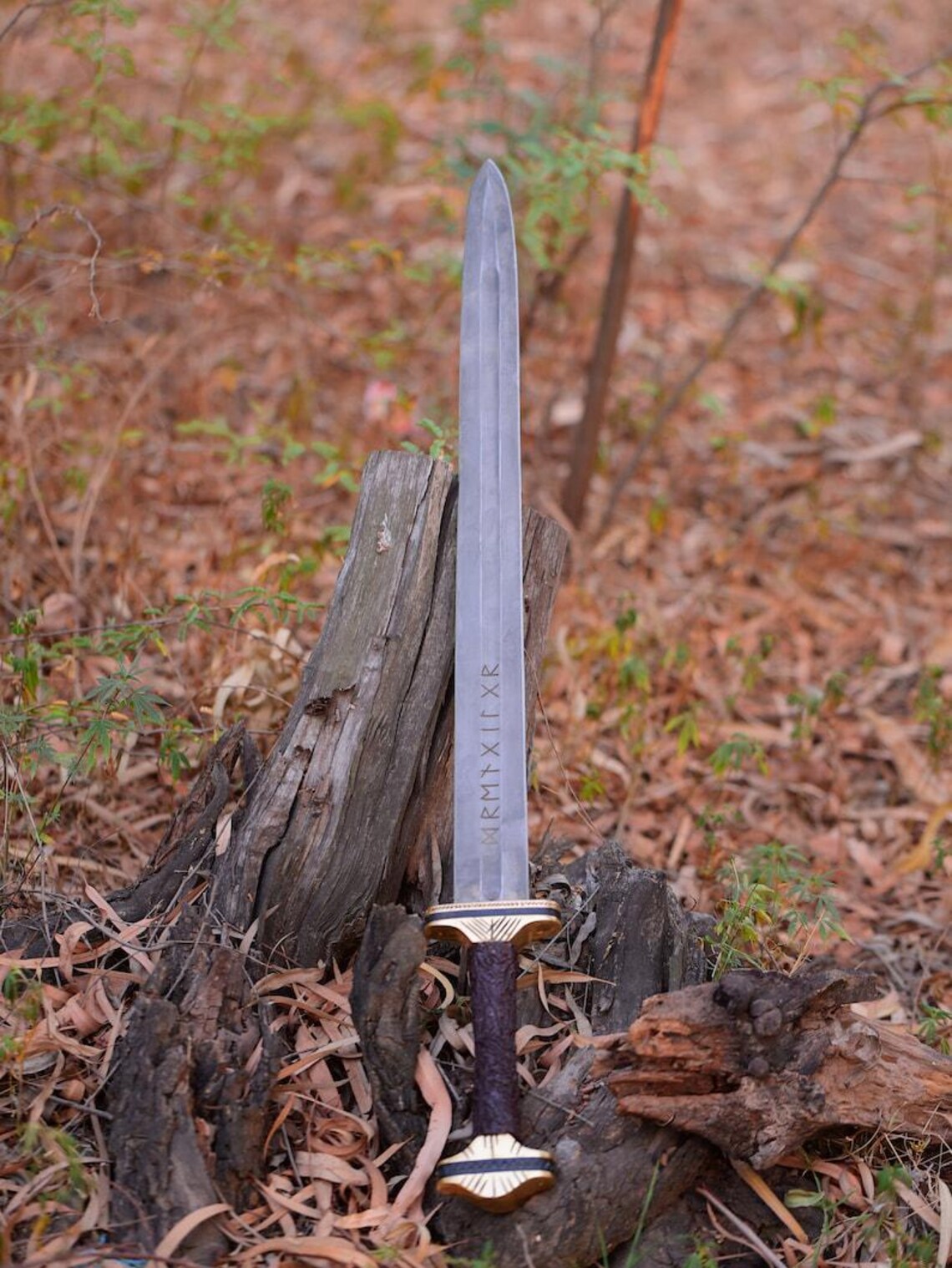 VW-23 Authentic Replica Viking Sword- Hand Forged Custom Viking Sword - Valknut Warriors