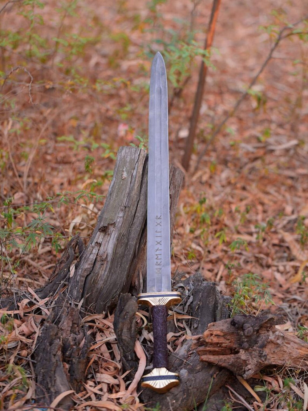 VW-23 Authentic Replica Viking Sword- Hand Forged Custom Viking Sword - Valknut Warriors