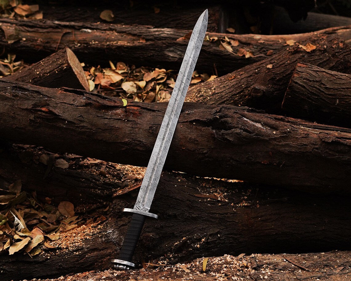 VW-42 Hand forged Viking Sword, Replica Sword, Gift for him, Groomsmen gift, Christmas gift - Valknut Warriors