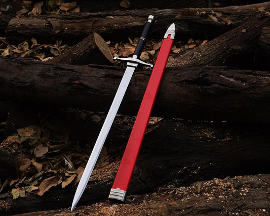 vw-135 Custom Handmade Dragon Ball Z Replica Sword with Scabbard, Gift for him, Christmas Gift - Valknut Warriors