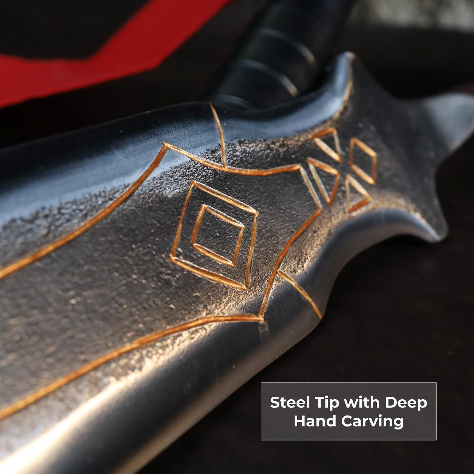 Handgeschmiedete Draupnir-Speer-Replik – God of War Ragnarök inspiriertes 3-teiliges Metallspeer