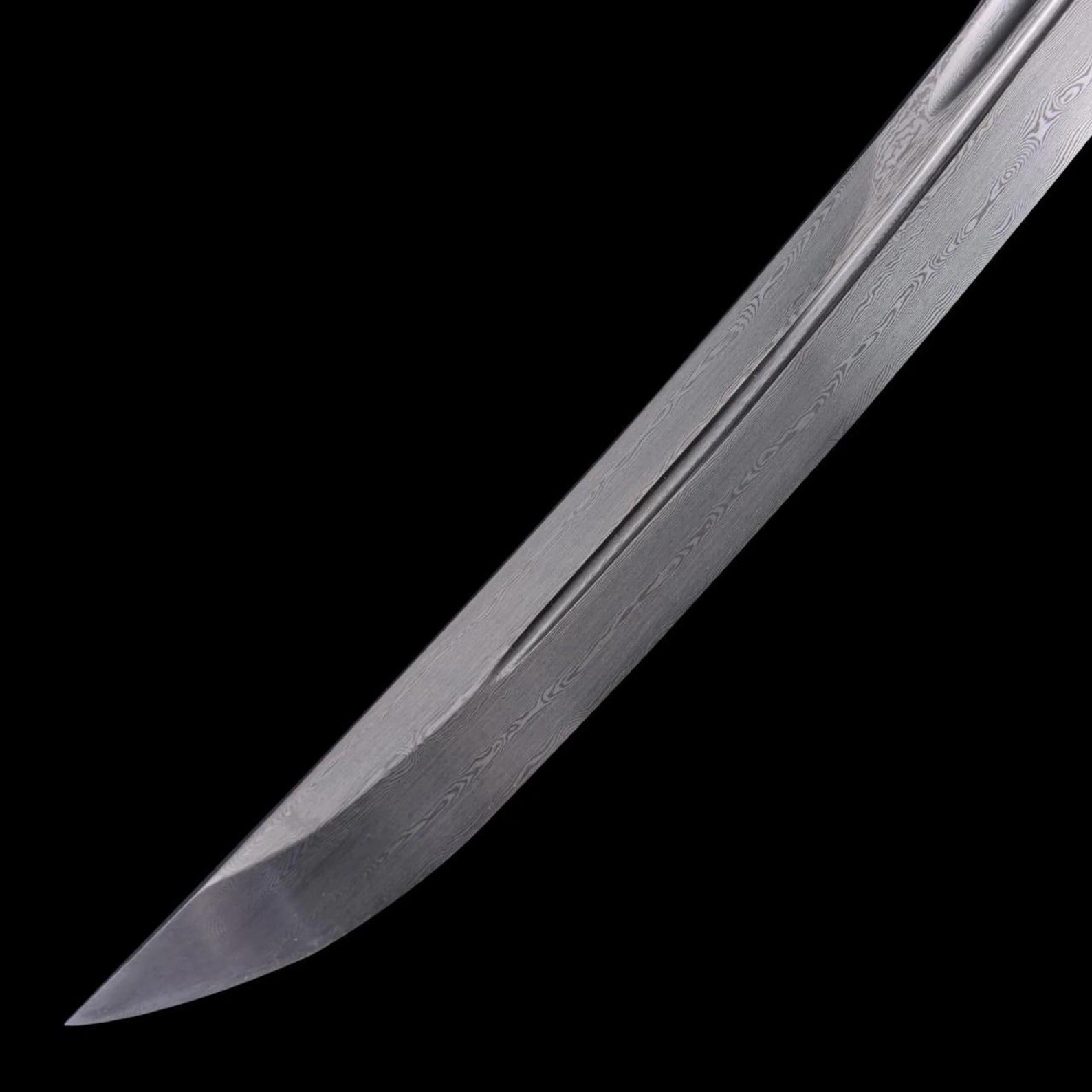 Hand-Forged Folded Steel Shirasaya Tanto - Premium Hardwood Japanese Short Sword