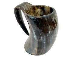 Natural Bull Horn Mug, Viking Drinkware, Gamer Gift