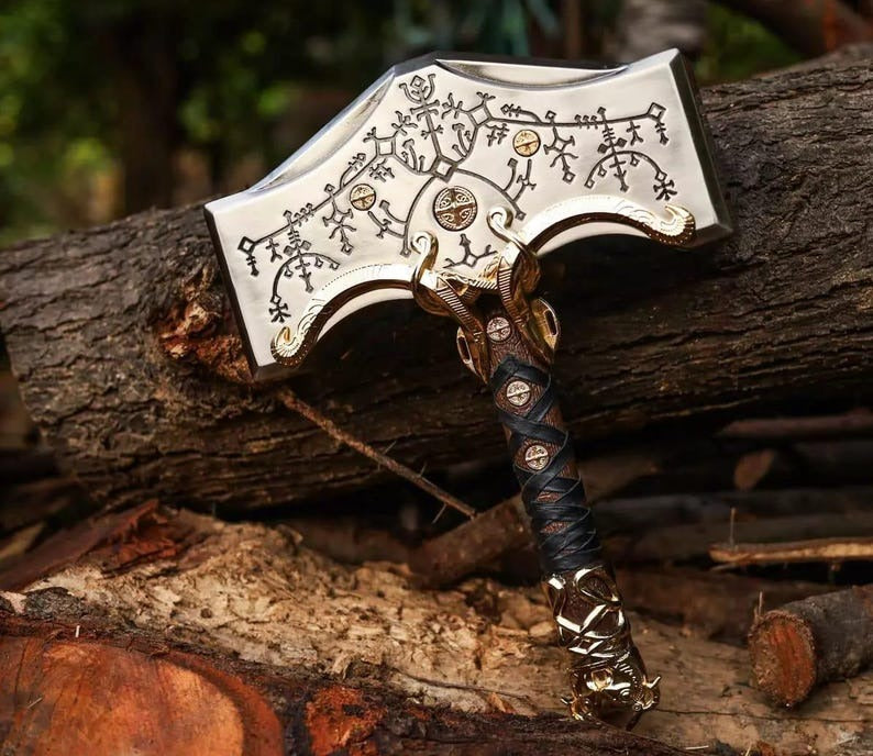 God of War Ragnarok Mjolnir – Thor’s Hammer Cosplay Replica Gift