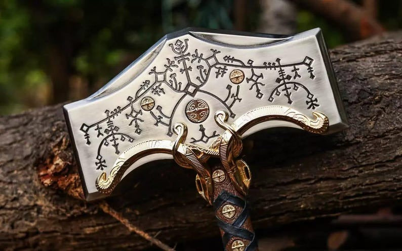 God of War Ragnarok Mjolnir – Thor’s Hammer Cosplay Replica Gift