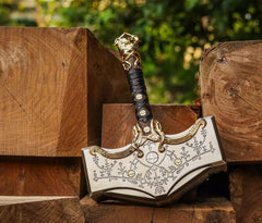 God of War Ragnarok Mjolnir – Thor’s Hammer Cosplay Replica Gift
