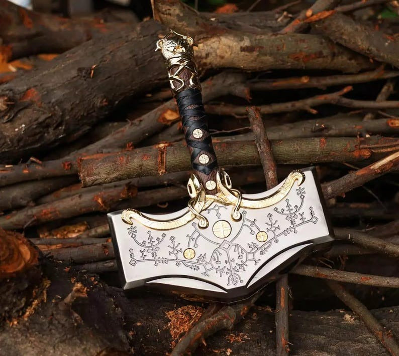 God of War Ragnarok Mjolnir – Thor’s Hammer Cosplay Replica Gift