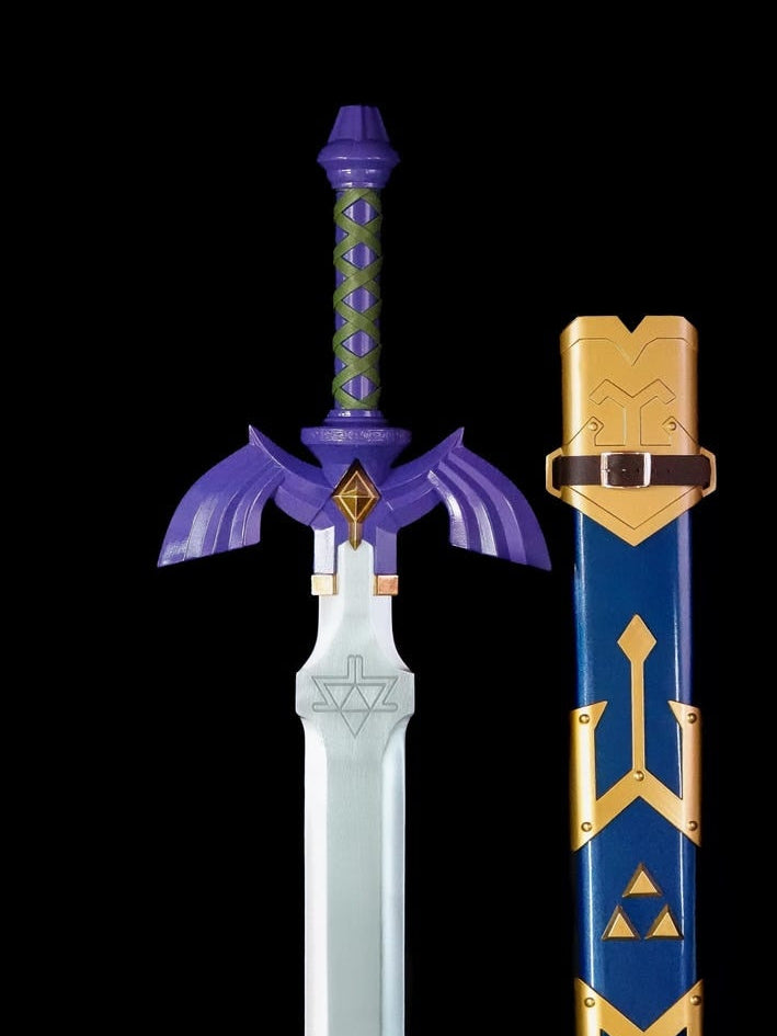 The Legend of Zelda Master Sword Replica with Scabbard | Real Metal Cosplay Sword