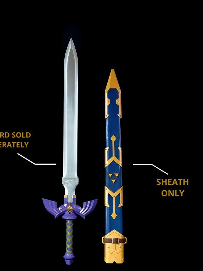 The Legend of Zelda Master Sword Replica with Scabbard | Real Metal Cosplay Sword