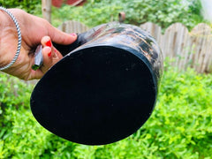 Handcrafted Viking Horn Mug with Handle – Authentic Norse Drink Tankard