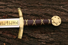 Merlin Excalibur Display Sword – Handmade Medieval Knight Templar Collectible