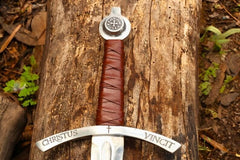 Hand Forged High Carbon Steel Faith keeper Knights Templar Sword Medieval Crusader Sword