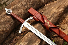 Hand Forged High Carbon Steel Faith keeper Knights Templar Sword Medieval Crusader Sword