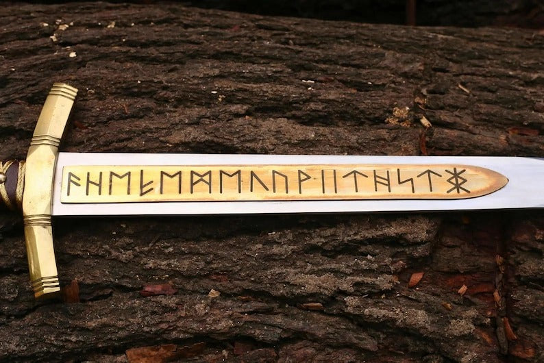 Merlin Excalibur Display Sword – Handmade Medieval Knight Templar Collectible
