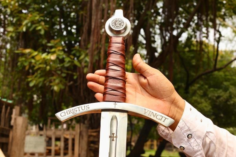 Hand Forged High Carbon Steel Faith keeper Knights Templar Sword Medieval Crusader Sword