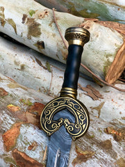 Damascus Steel Herugrim – King Théoden Inspired Fantasy Sword