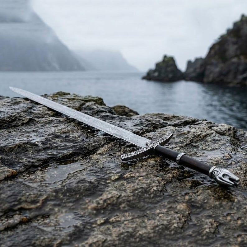 Custom Handmade Witch-King Angmar Sword Replica – Dark Fury Ringwraith Display Sword | Halloween & Special Occasion Gift