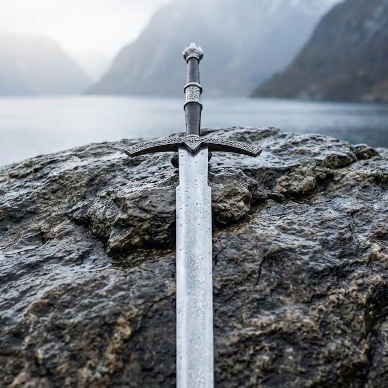 Custom Handmade Witch-King Angmar Sword Replica – Dark Fury Ringwraith Display Sword | Halloween & Special Occasion Gift