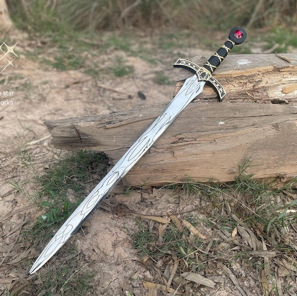 Throne of Glass Goldryn Sword Replica – Athril Fantasy Sword | Stainless Steel Blade & Rosewood Handle