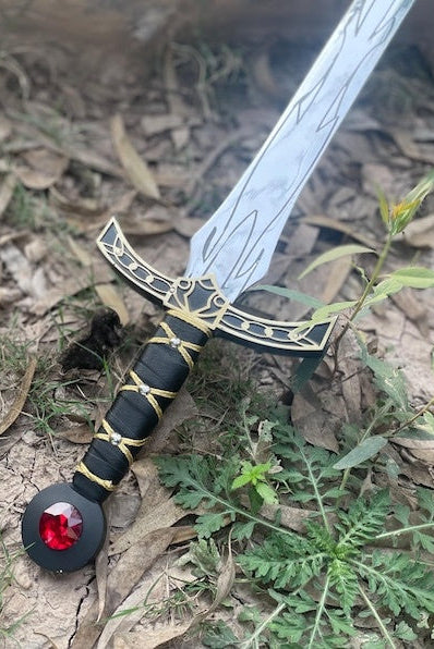 Throne of Glass Goldryn Sword Replica – Athril Fantasy Sword | Stainless Steel Blade & Rosewood Handle