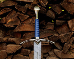 Handmade Damascus Steel Longsword - Custom Medieval Collector's Sword
