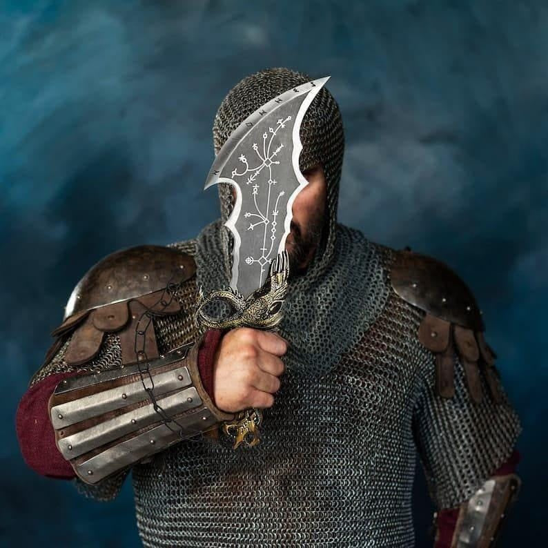 Chaos Blades – Dual Fantasy Battle Axes with Chain Handles