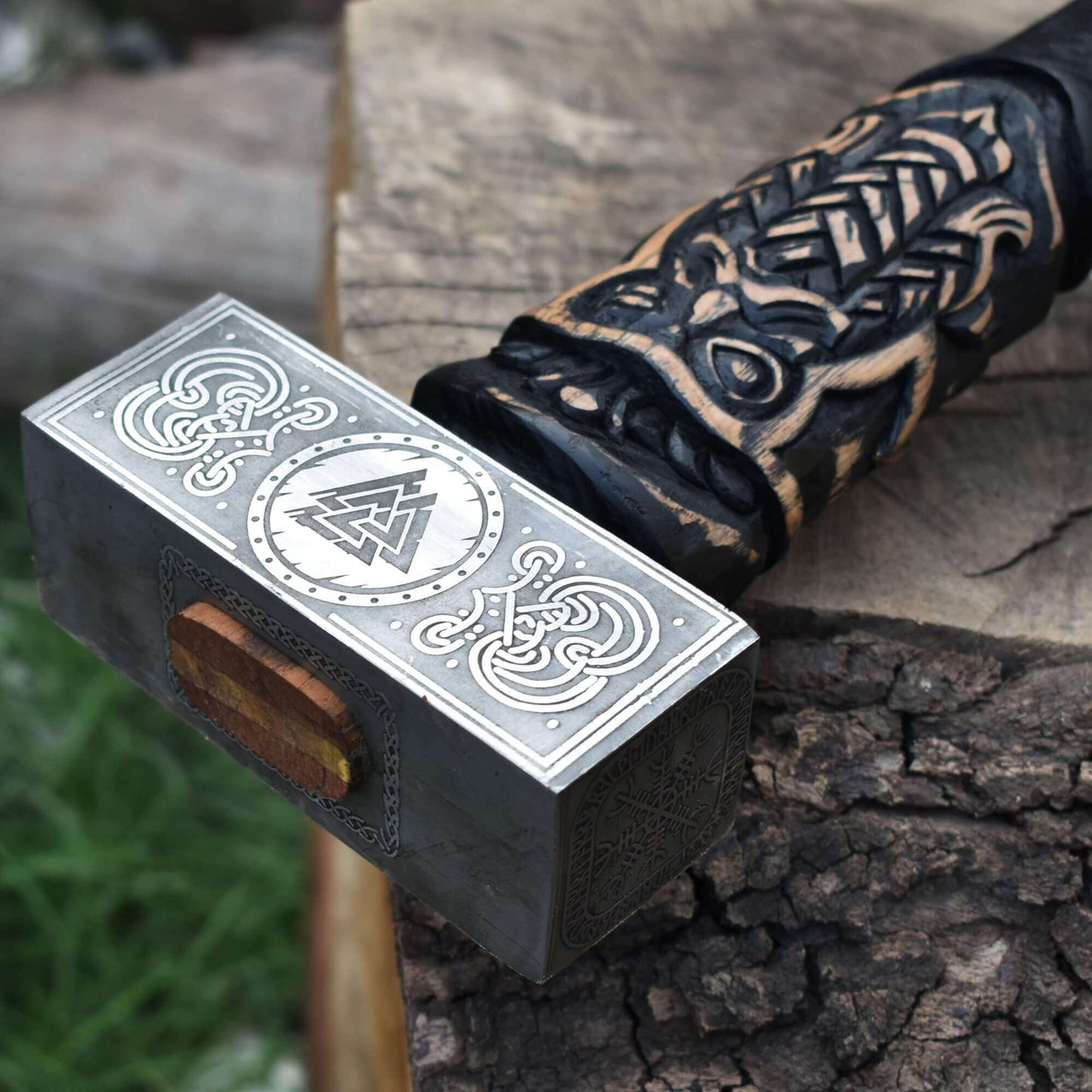 VW-41 Thunderforge Hammer, Gift for him, Christmas Gift, Groomsmen Gift - Valknut Warriors