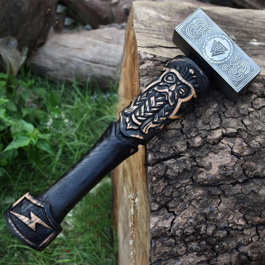 VW-41 Thunderforge Hammer, Gift for him, Christmas Gift, Groomsmen Gift - Valknut Warriors